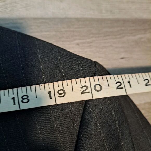 Lauren Ralph Lauren Men's 47R Pinstripe 100% Wool Blazer Sport Coat Jacket - Picture 13 of 16